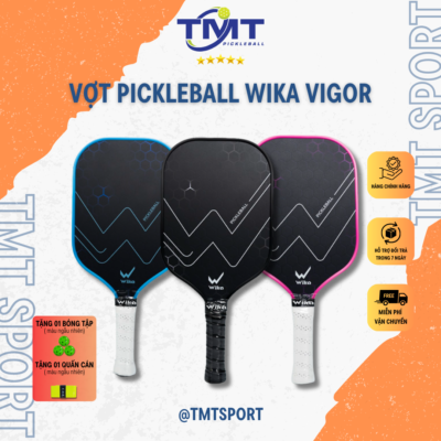 Vợt Cặp Pickleball Wika Vigor – Thiết Kế Carbon Độc Đáo