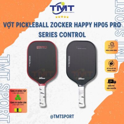Vợt Cặp Pickleball Zocker Happy HP05 Pro – Kiểm Soát và Độ Xoáy Mạnh