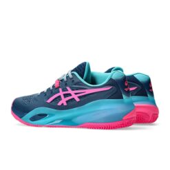 Giày Asics Gel-Resolution X Padel Xanh Hồng chính hãng, đế Padel xương cá chuyên dụng, bán tại TMT Sports