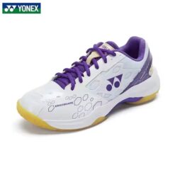 Giày Yonex SHB101CR - Trắng Tím chính hãng, êm ái, bám sân, chuyên dụng cầu lông cho người mới, bán tại TMT Sports