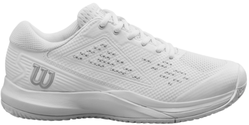 Giày Pickleball WILSON RUSH PRO ACE RG OMNI trắng chính hãng tại TMT Sports.