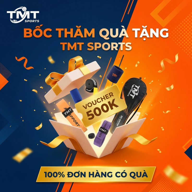 TMT Sports chính thức khai trương chi nhánh Móng Cái — Cửa hàng dụng cụ thể thao chính hãng tại Quảng Ninh. Vợt Pickleball, Cầu lông, Giày thể thao chất lượng cao, bảo hành 12 tháng.